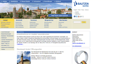 Desktop Screenshot of bautzen.de