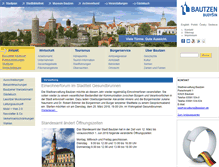 Tablet Screenshot of bautzen.de